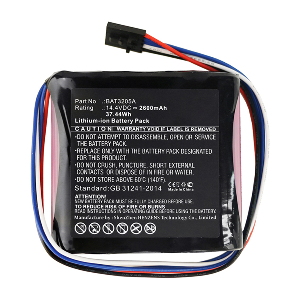 Synergy Digital Medical Battery, Compatible with BAT3205A Medical Battery (14.4V, Li-ion, 2600mAh)