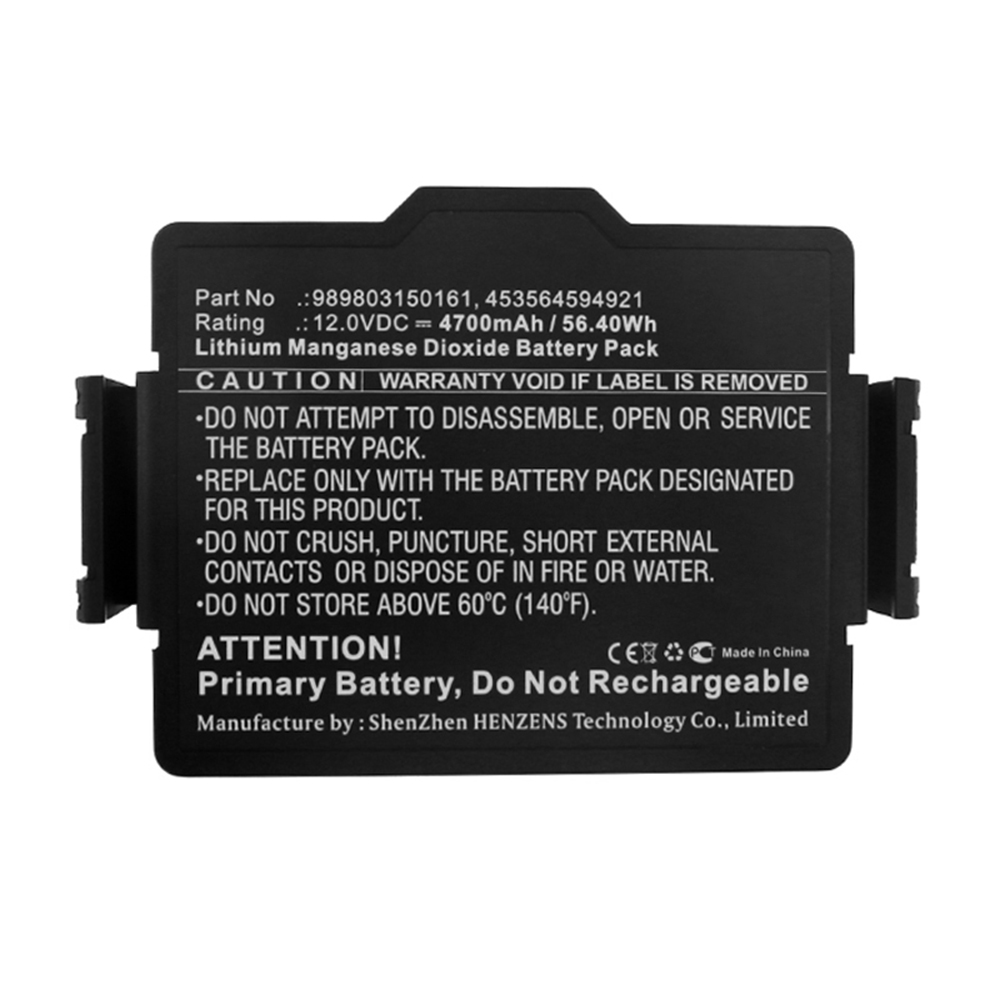 Synergy Digital Medical Battery, Compatible with 453564288031 Medical Battery (12V, Li-MnO2, 4700mAh)