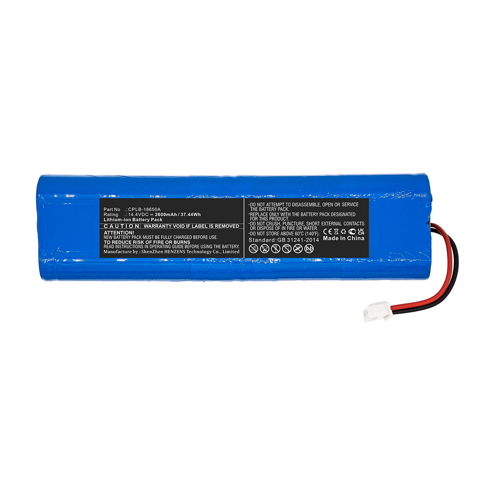 Synergy Digital Medical Battery, Compatible with Creative CPLB-18650A Medical Battery (Li-ion, 14.4V, 2600mAh)