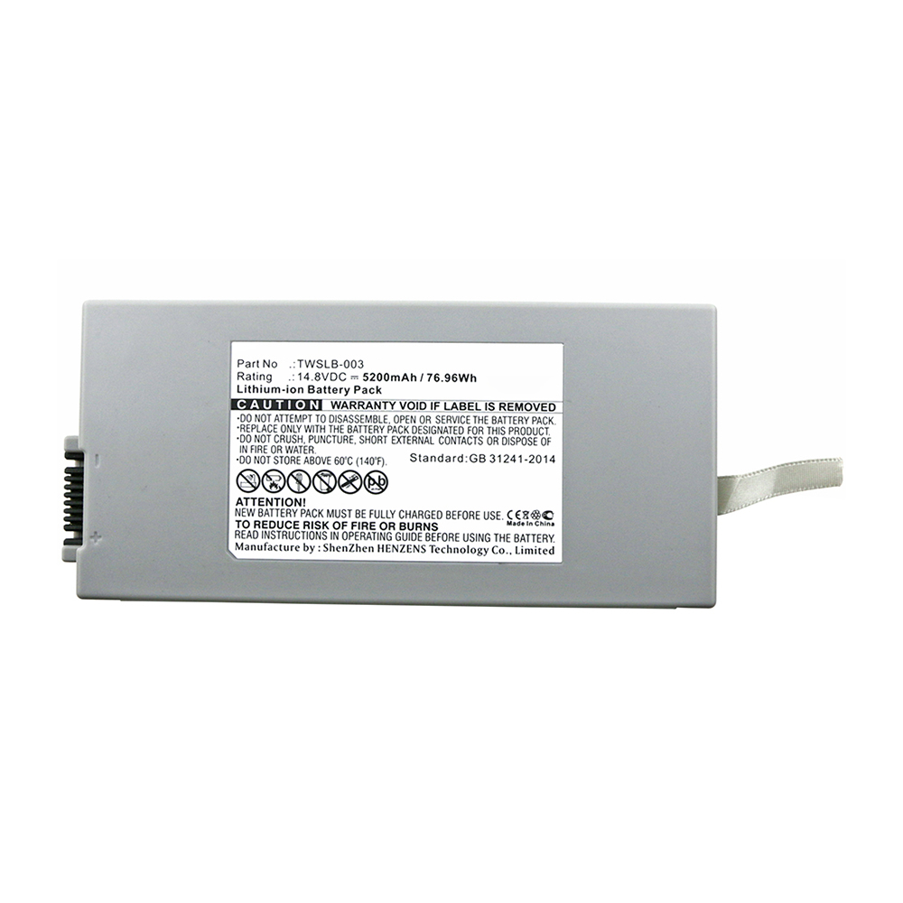 Synergy Digital Medical Battery, Compatible with EDAN TWSLB-002 Medical Battery (Li-ion, 14.8V, 5200mAh)