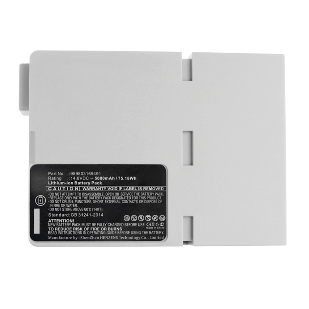 Synergy Digital Medical Battery, Compatible with Invivo 989803169491 Medical Battery (Li-ion, 14.8V, 5080mAh)