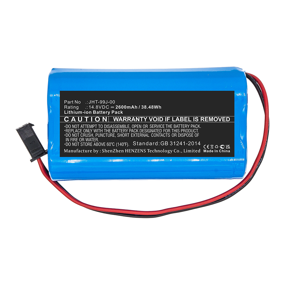 Synergy Digital Medical Battery, Compatible with JUMPER JHT-99J-00 Medical Battery (Li-ion, 14.8V, 2600mAh)