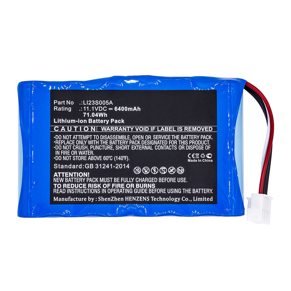 Synergy Digital Medical Battery, Compatible with Mindray LI23S005A Medical Battery (Li-ion, 11.1V, 6400mAh)
