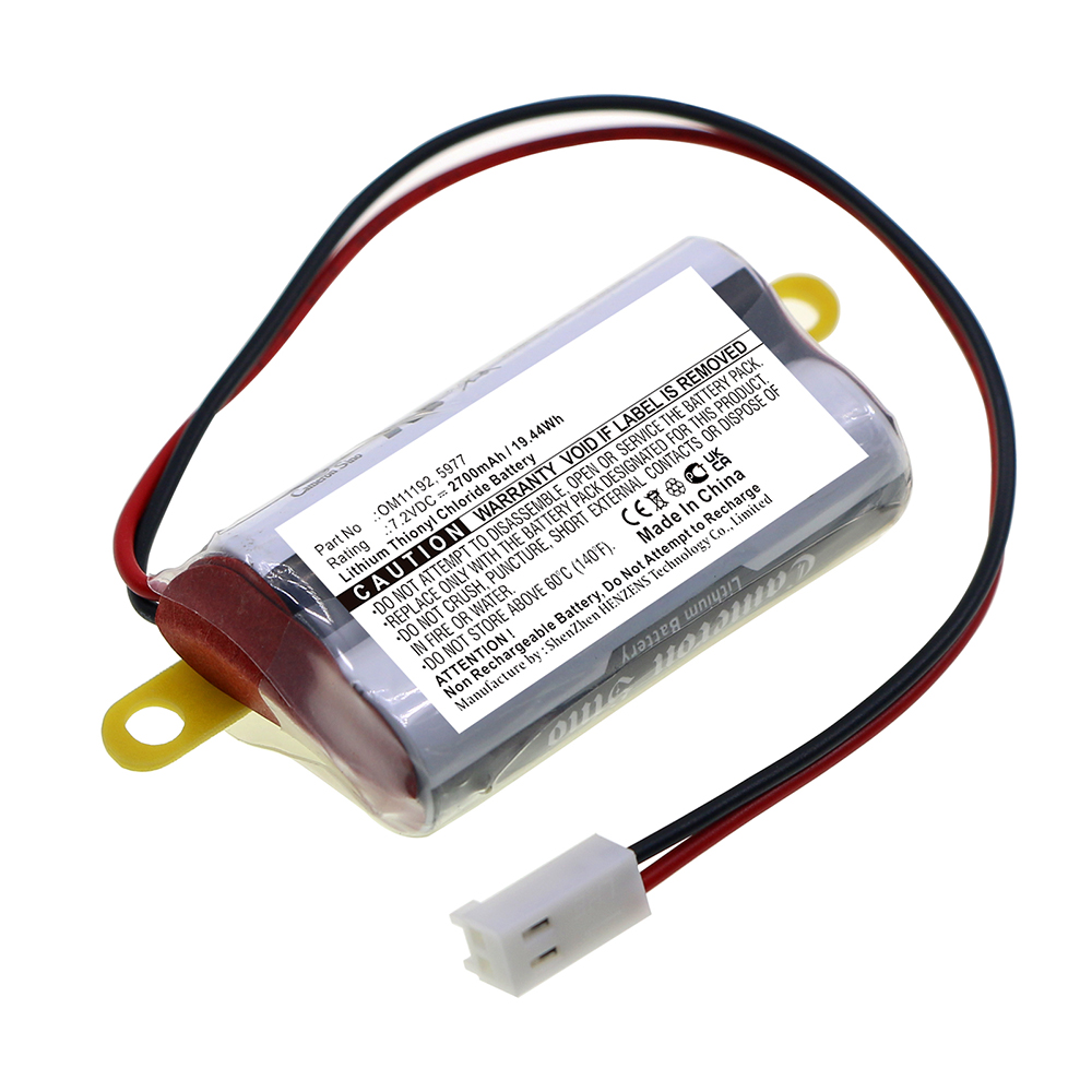 Synergy Digital Medical Battery, Compatible with Baxter Healthcare OM11192 Medical Battery (Li-SOCl2, 7.2V, 2700mAh)