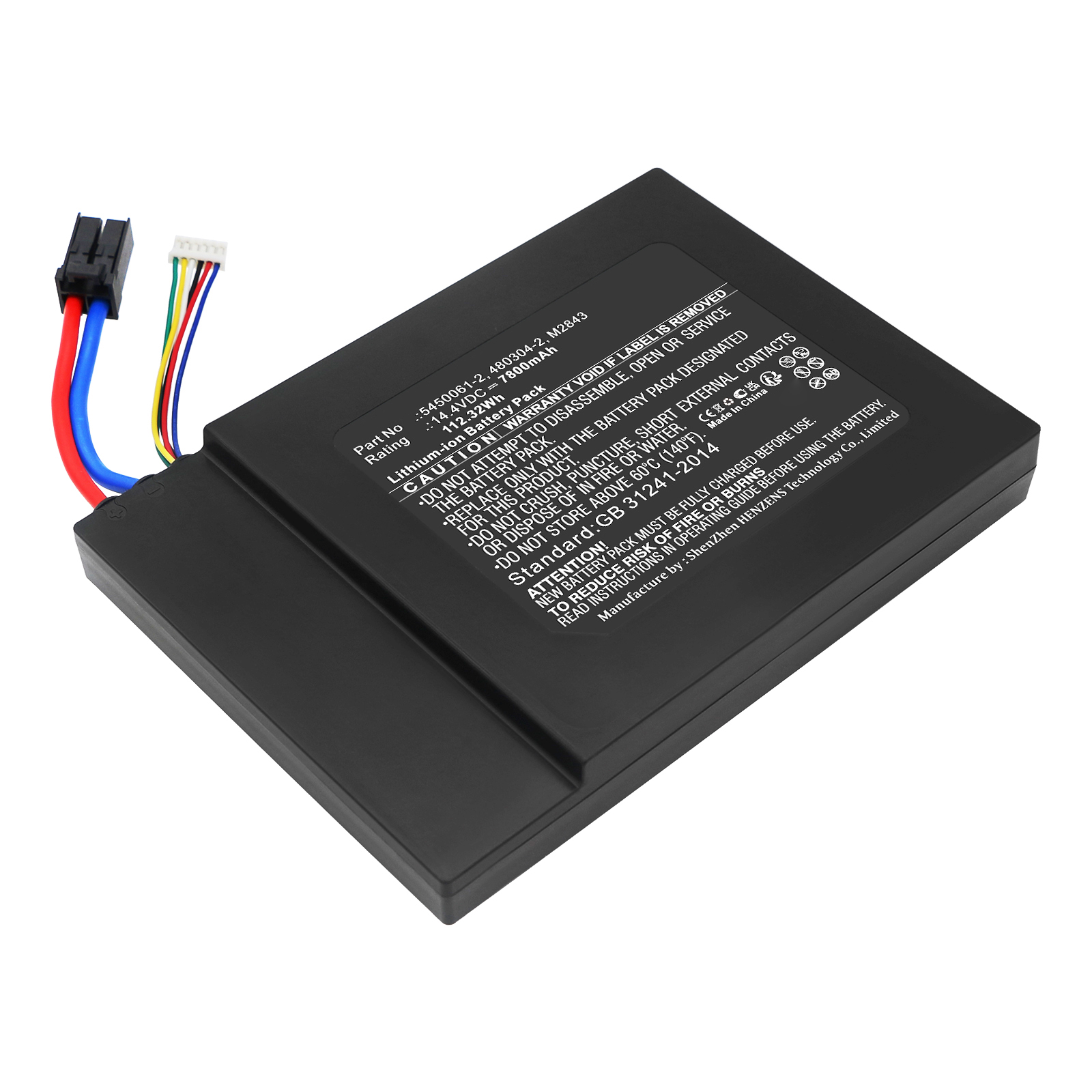 Synergy Digital Medical Battery, Compatible with GE M2843 Medical Battery (Li-ion, 14.4V, 7800mAh)