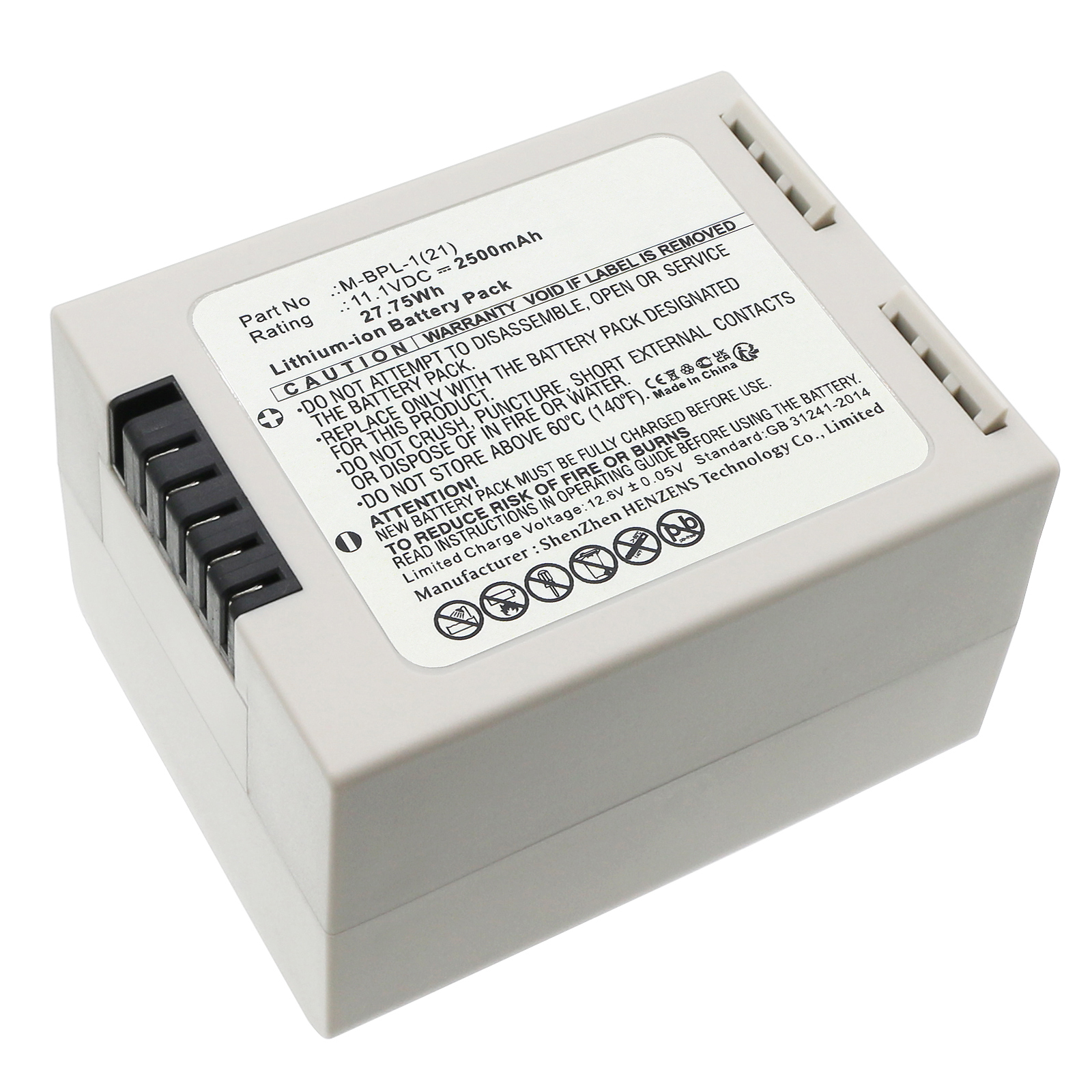 Synergy Digital Medical Battery, Compatible with Covidien M-BPL-2(21) Medical Battery (Li-ion, 11.1V, 2500mAh)