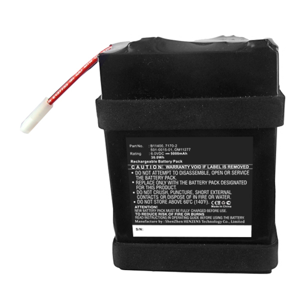 Synergy Digital Medical Battery, Compatible with Welch-Allyn 4200-84 Medical Battery (Sealed Lead Acid, 6V, 5000mAh)
