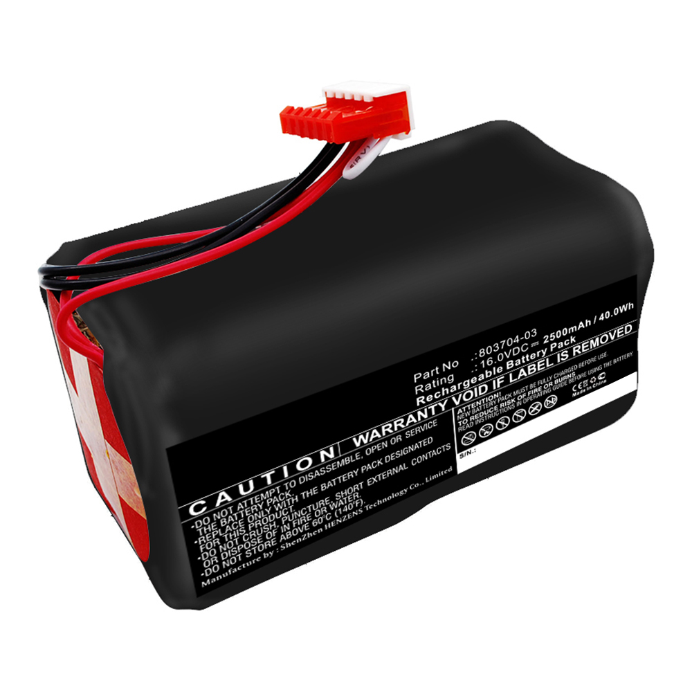 Synergy Digital Medical Battery, Compatible with 21300-002259 Medical Battery (16V, Sealed Lead Acid, 2500mAh)