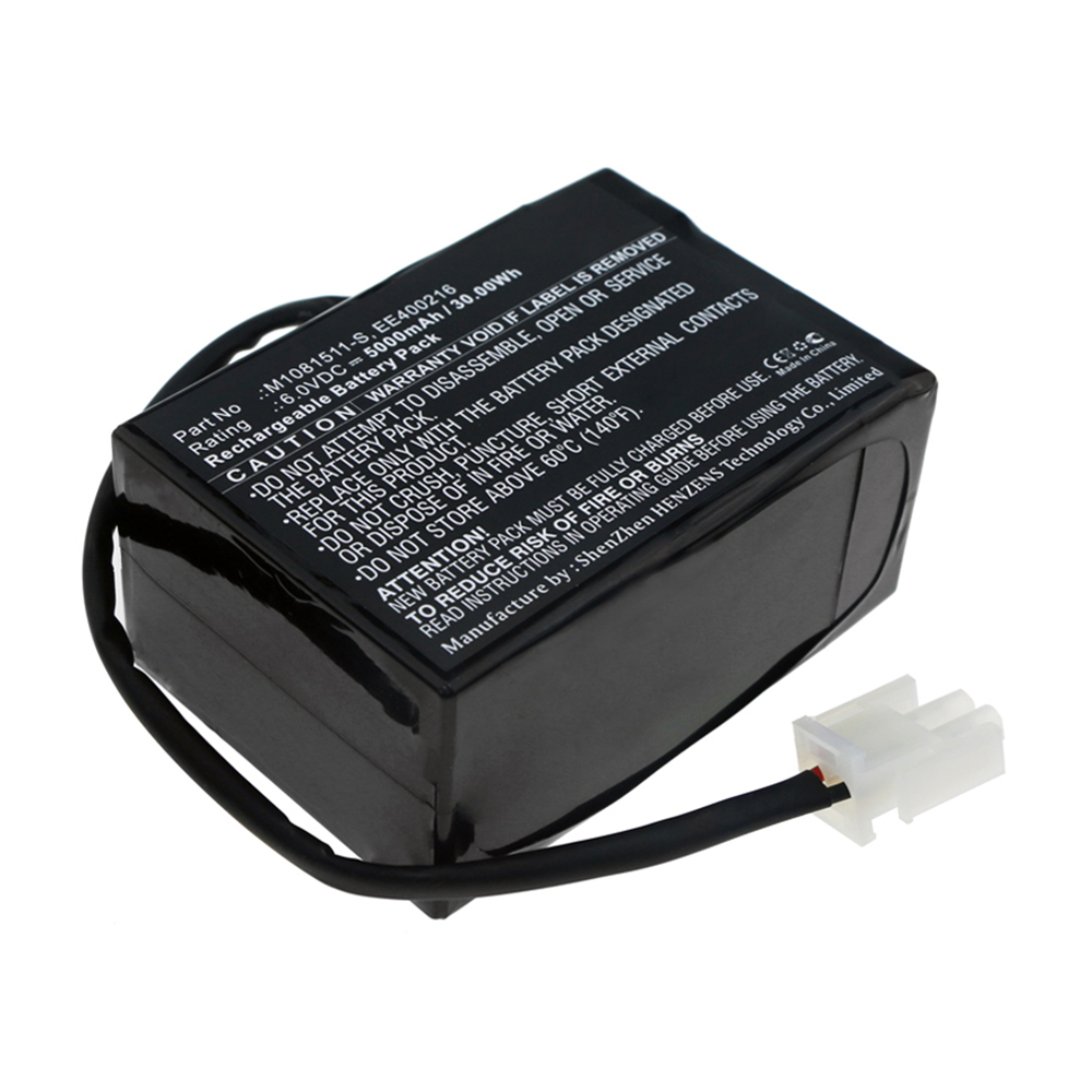 Synergy Digital Medical Battery, Compatible with GE EE400216 Medical Battery (Sealed Lead Acid, 6V, 5000mAh)