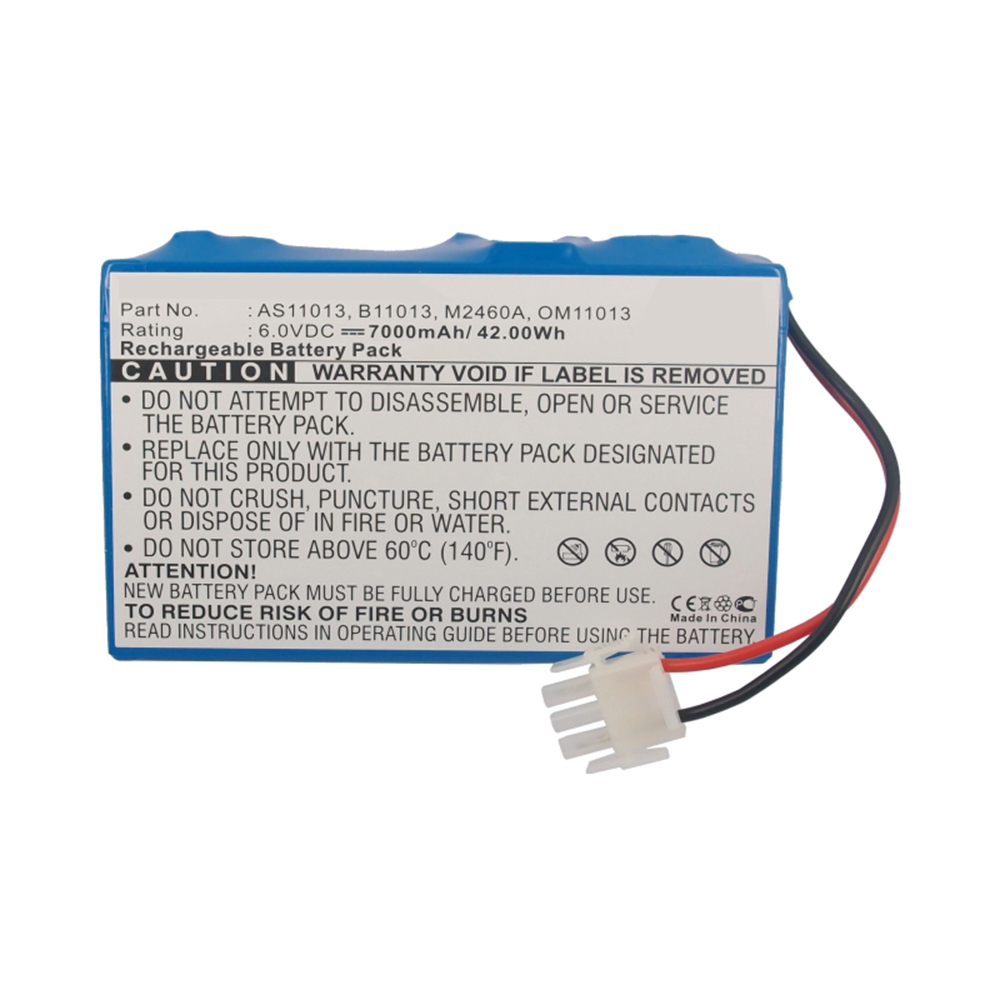 Synergy Digital Medical Battery, Compatible with Philips AS11013 Medical Battery (Sealed Lead Acid, 6V, 7000mAh)