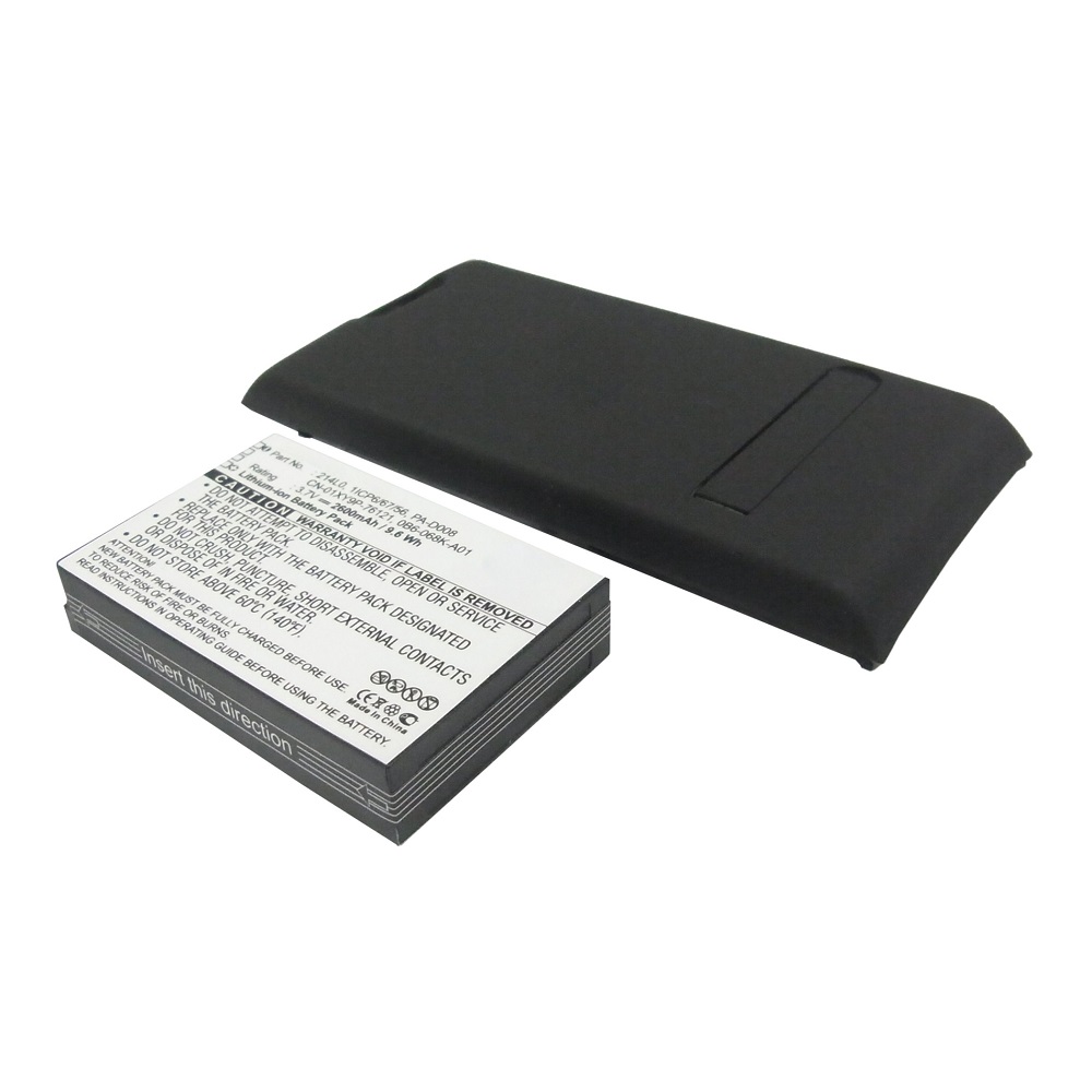 Synergy Digital Cell Phone Battery, Compatible with DELL 0B6-068K-A01, 1ICP6/67/56, 214L0, CN-01XY9P-76121, PA-D008 Cell Phone Battery (Li-ion, 3.7V, 2600mAh)