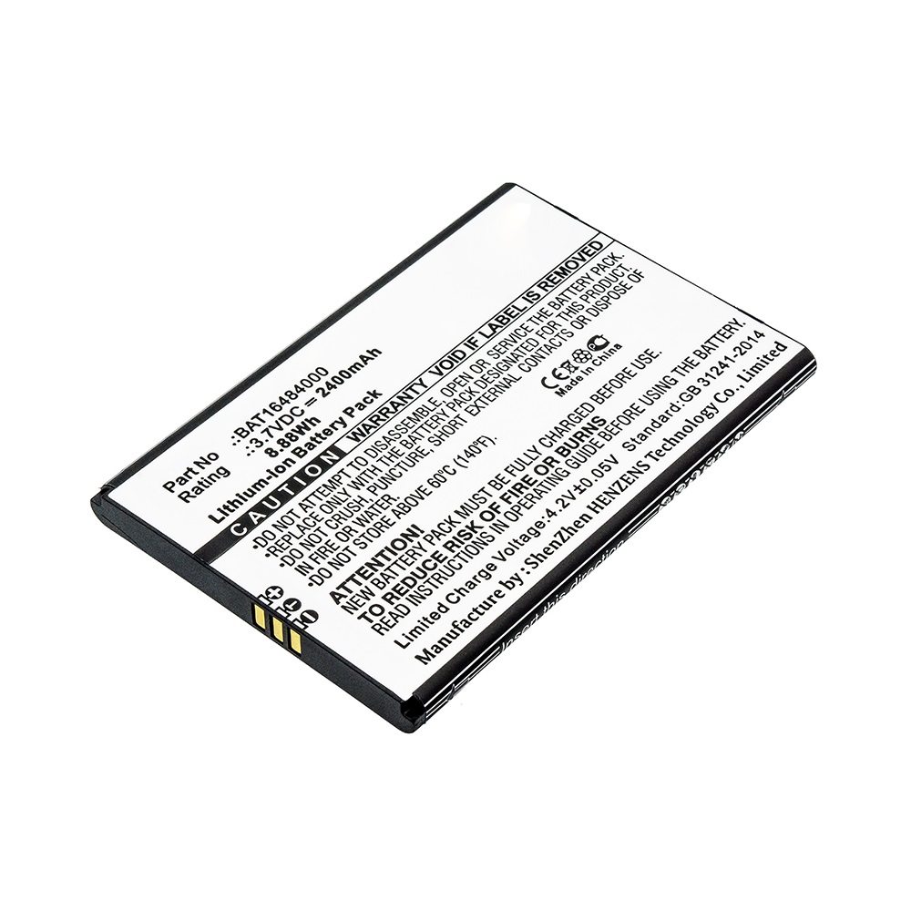 Synergy Digital Cell Phone Battery, Compatible with Doogee BAT16484000 Cell Phone Battery (Li-ion, 3.7V, 2400mAh)