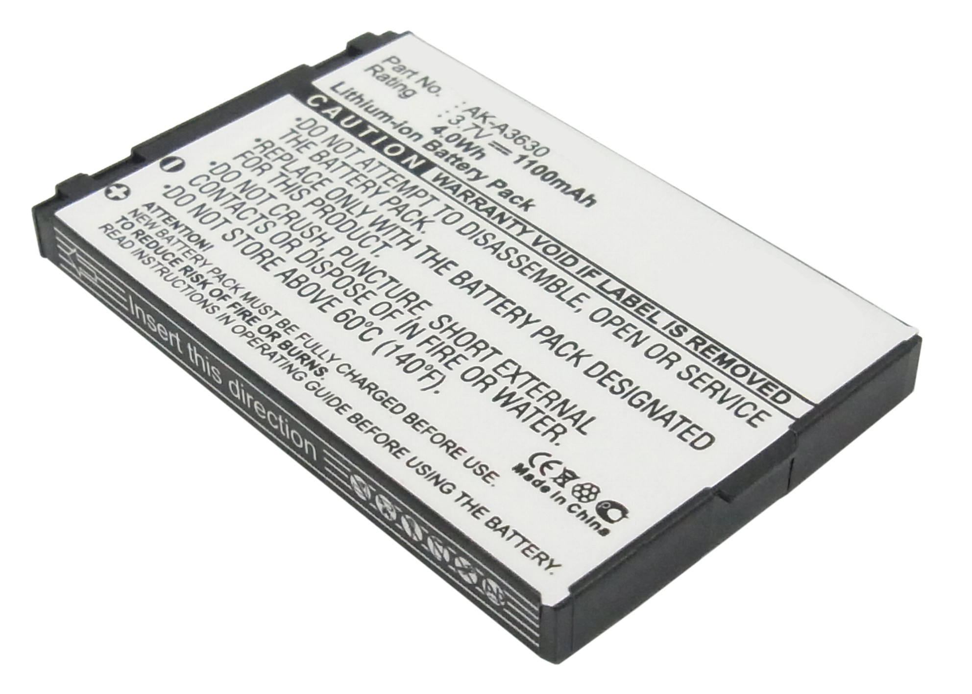 Synergy Digital Cell Phone Battery, Compatible with Emporia AK-A3630 Cell Phone Battery (3.7V, Li-ion, 1100mAh)