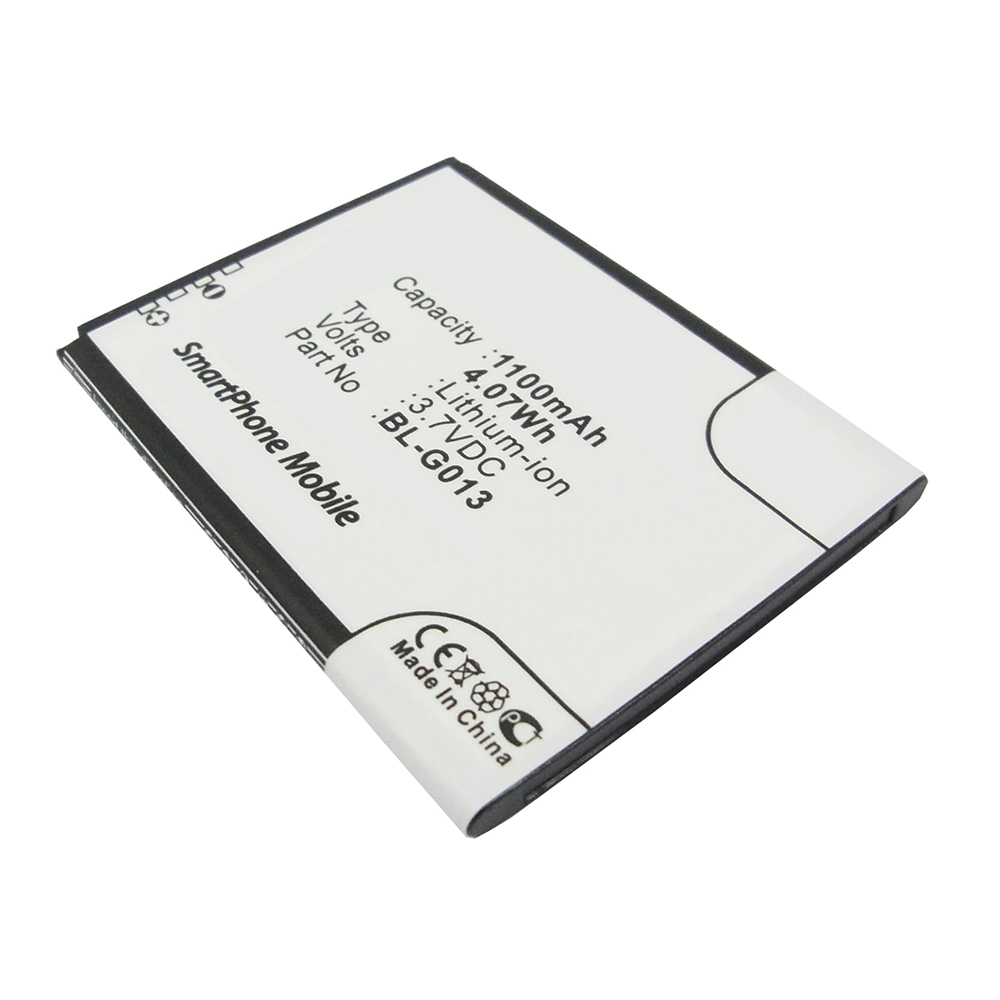 Synergy Digital Cell Phone Battery, Compatible with GIONEE BL-G013 Cell Phone Battery (3.7V, Li-ion, 1100mAh)