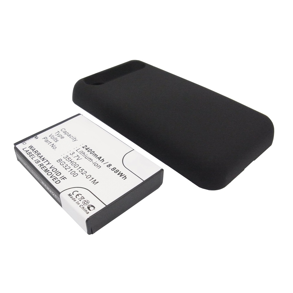 Synergy Digital Cell Phone Battery, Compatible with HTC 35H00152-01M, BG32100 Cell Phone Battery (3.7V, Li-ion, 2400mAh)