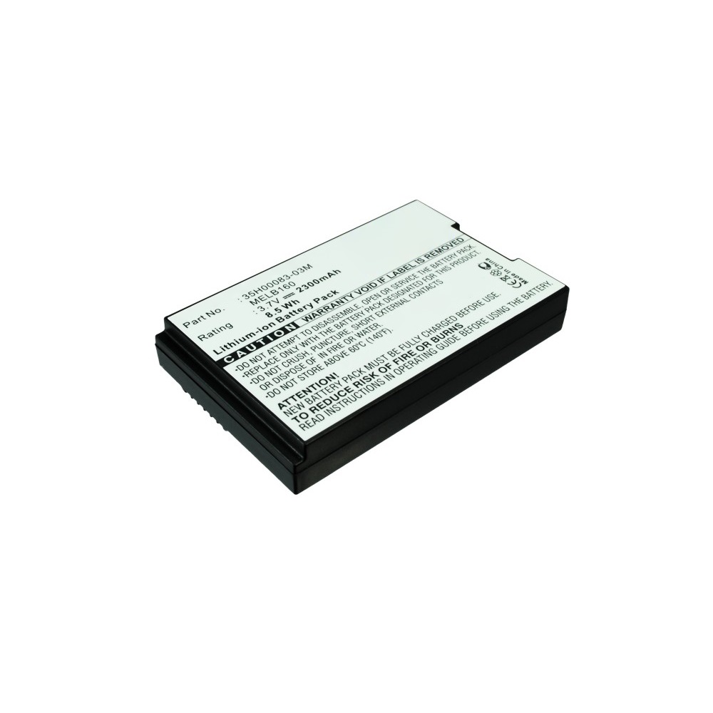 Synergy Digital Cell Phone Battery, Compatible with HTC 35H00083-03M, MELB160 Cell Phone Battery (3.7V, Li-ion, 2300mAh)