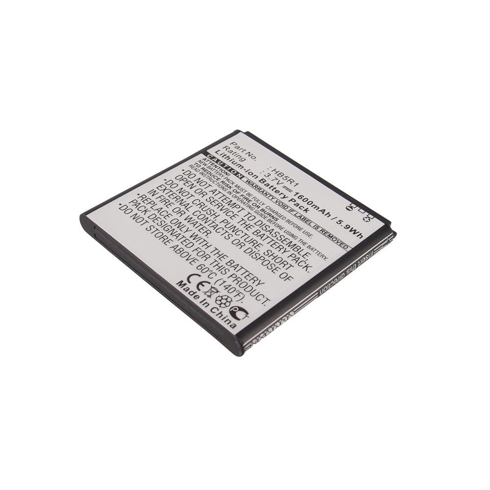 Synergy Digital Cell Phone Battery, Compatible with Huawei HB5R1, HB5R1H Cell Phone Battery (3.7V, Li-ion, 1600mAh)