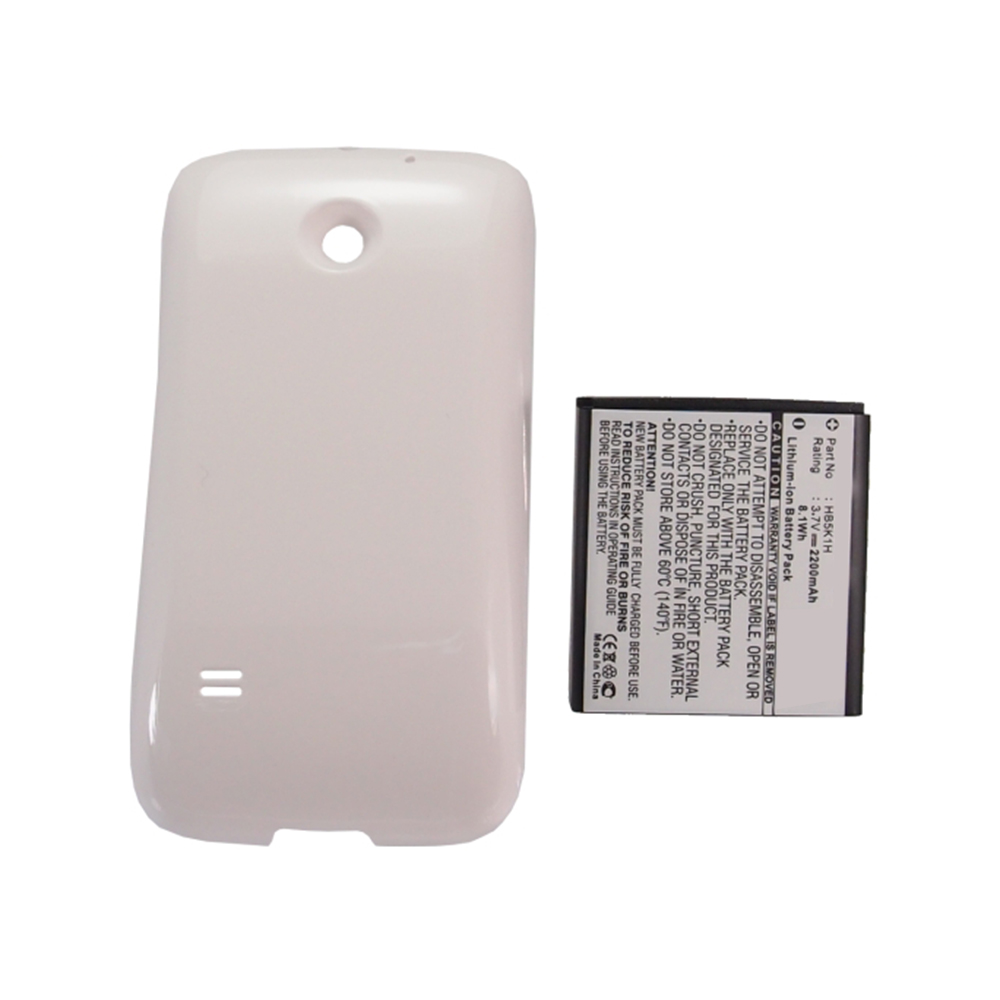 Synergy Digital Cell Phone Battery, Compatible with Huawei HB5K1H Cell Phone Battery (3.7V, Li-ion, 2200mAh)