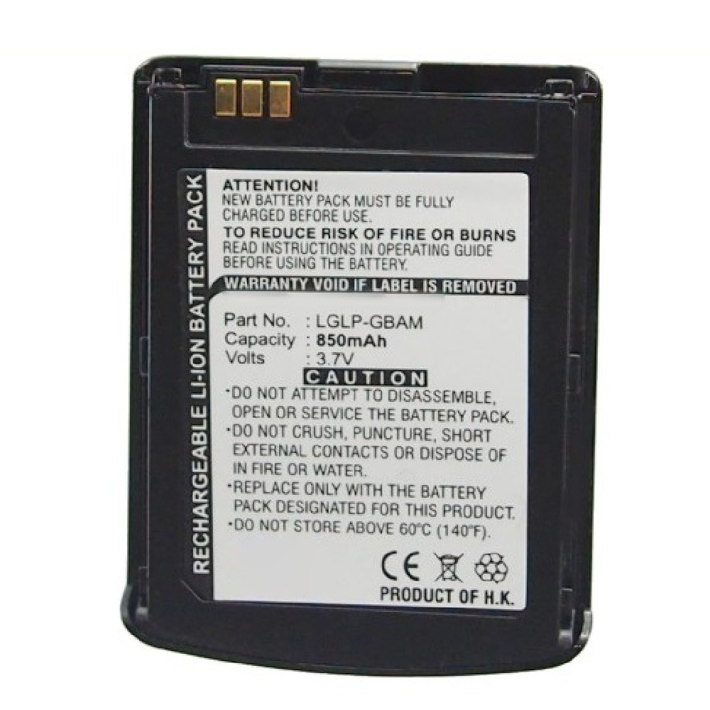 Synergy Digital Cell Phone Battery, Compatible with LG LGLP-GBAM Cell Phone Battery (Li-ion, 3.7V, 850mAh)