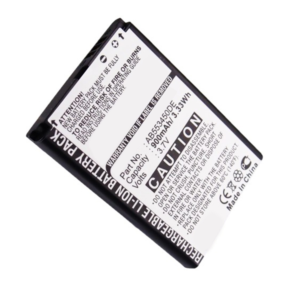 Synergy Digital Cell Phone Battery, Compatible with Samsung AB553850DC Cell Phone Battery (Li-ion, 3.7V, 900mAh)