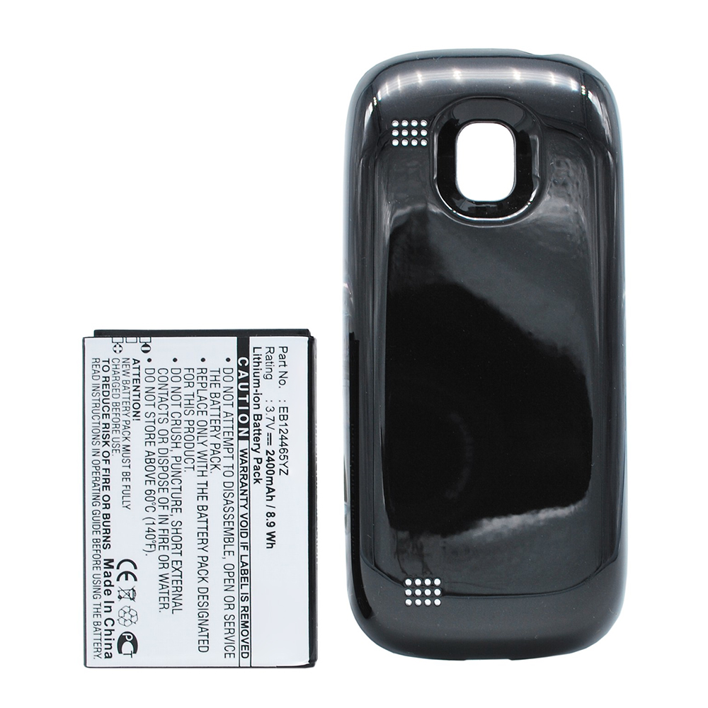 Synergy Digital Cell Phone Battery, Compatible with Samsung EB124465YZ Cell Phone Battery (Li-ion, 3.7V, 2400mAh)