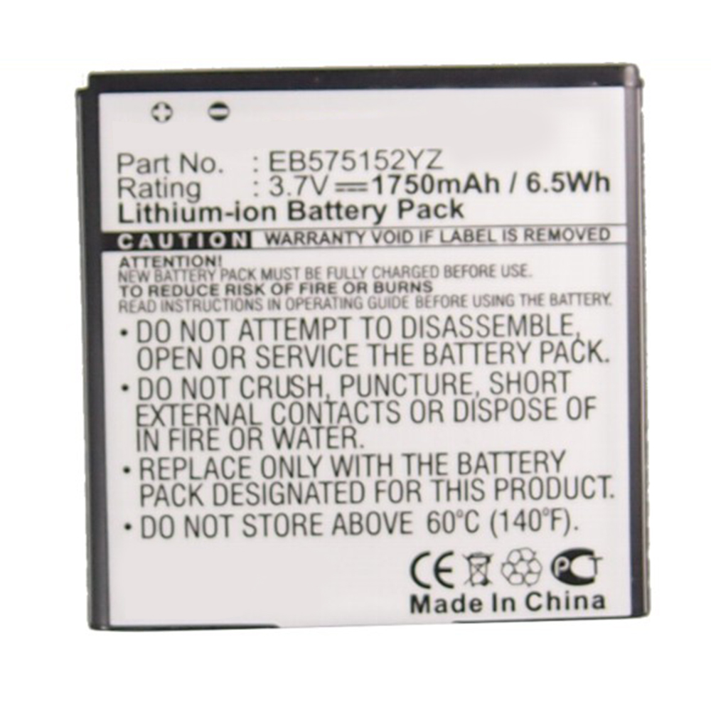 Synergy Digital Cell Phone Battery, Compatible with Samsung EB575152YZ Cell Phone Battery (Li-ion, 3.7V, 1750mAh)