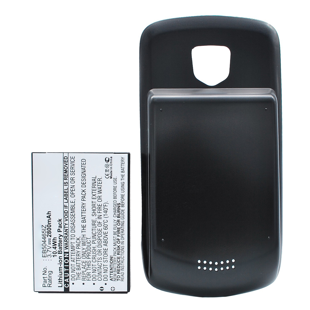 Synergy Digital Cell Phone Battery, Compatible with Samsung EB124465YZ Cell Phone Battery (Li-ion, 3.7V, 2800mAh)
