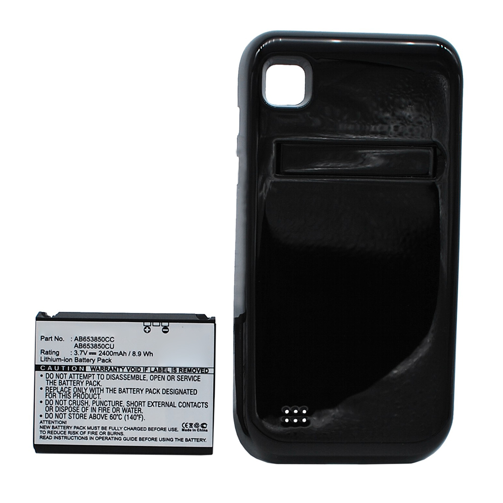 Synergy Digital Cell Phone Battery, Compatible with Samsung AB653850CC Cell Phone Battery (Li-ion, 3.7V, 2400mAh)