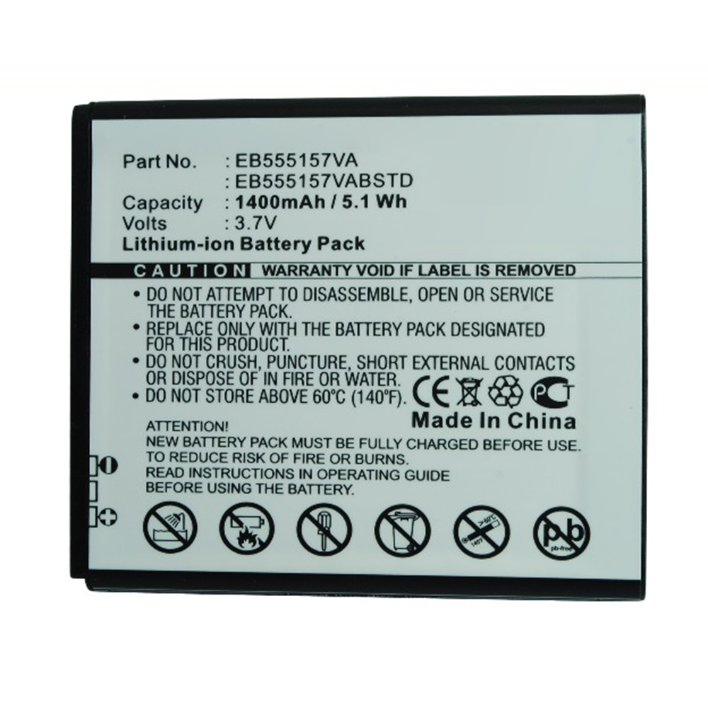 Synergy Digital Cell Phone Battery, Compatible with Samsung EB555157VA Cell Phone Battery (Li-ion, 3.7V, 1400mAh)