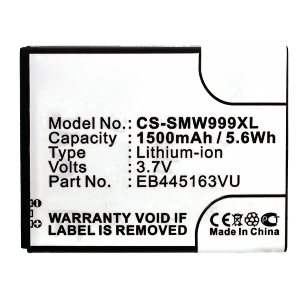 Synergy Digital Cell Phone Battery, Compatible with Samsung EB445163VU Cell Phone Battery (Li-ion, 3.7V, 1500mAh)