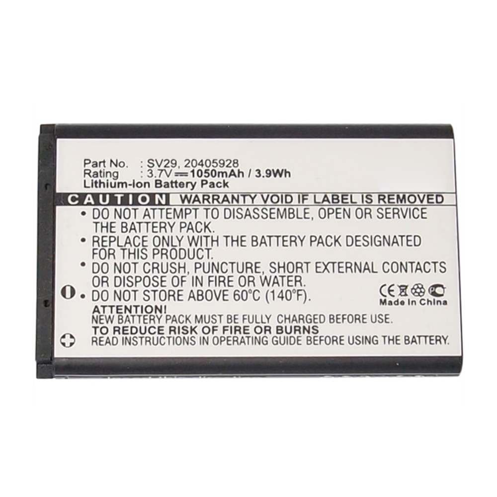 Synergy Digital Cell Phone Battery, Compatible with Swissvoice SV29 Cell Phone Battery (Li-ion, 3.7V, 1050mAh)
