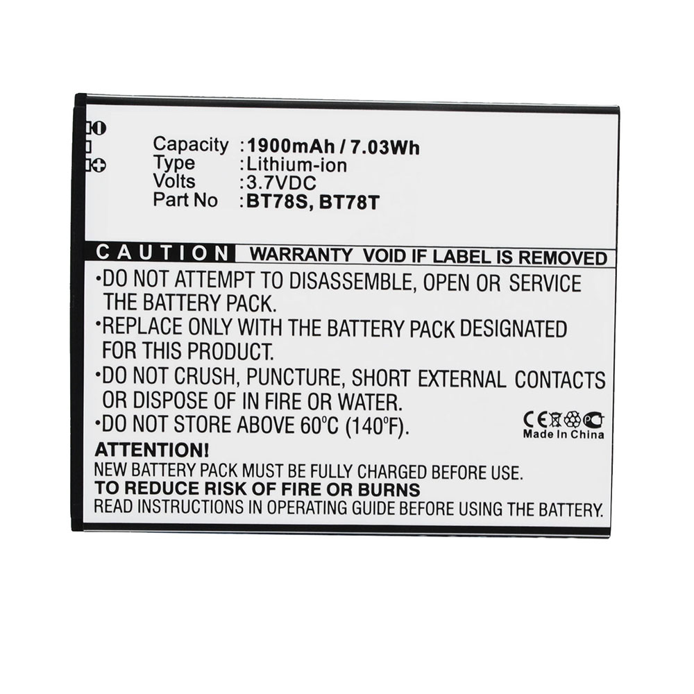 Synergy Digital Cell Phone Battery, Compatible with ZOPO BT78S Cell Phone Battery (Li-ion, 3.7V, 1900mAh)