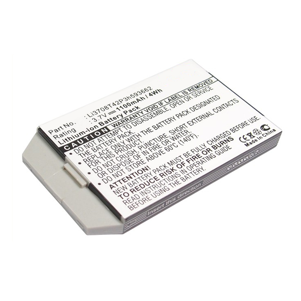 Synergy Digital Cell Phone Battery, Compatible with ZTE Li3708T42P3h593662 Cell Phone Battery (Li-ion, 3.7V, 1100mAh)