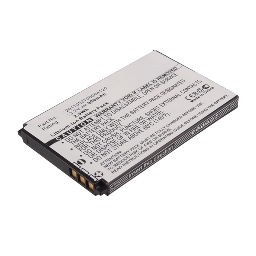 Synergy Digital Cell Phone Battery, Compatible with 2011050000000000 Cell Phone Battery (3.7V, Li-ion, 800mAh)