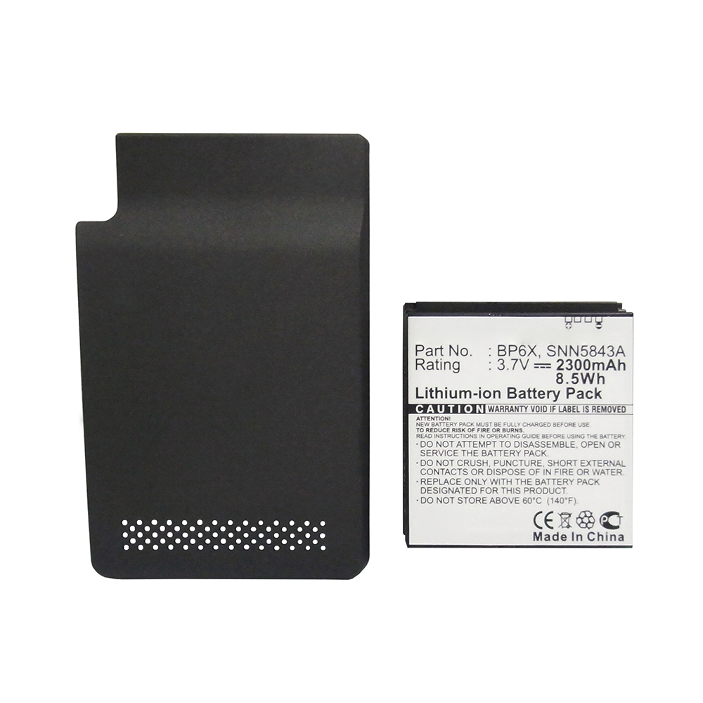 Synergy Digital Cell Phone Battery, Compatible with BP6X Cell Phone Battery (3.7V, Li-ion, 2300mAh)