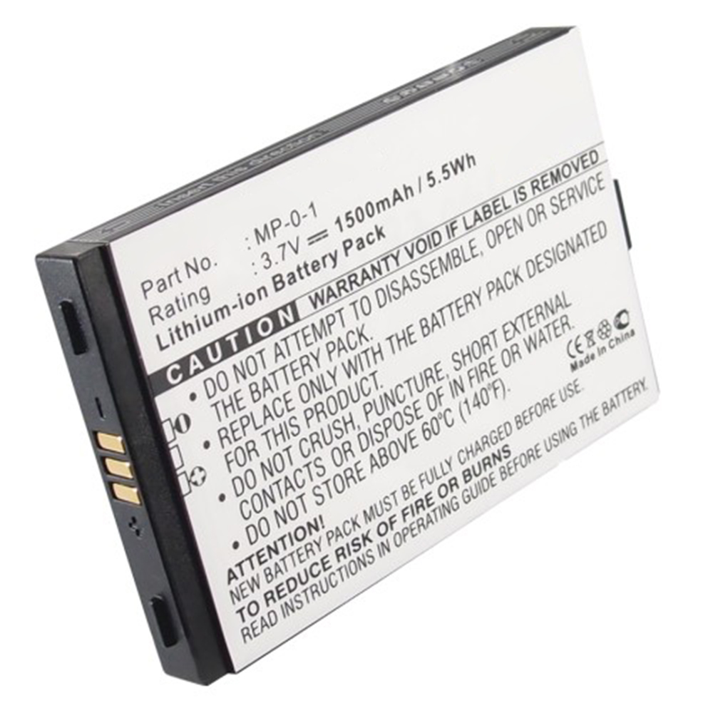 Synergy Digital Cell Phone Battery, Compatible with MP-0-1 Cell Phone Battery (3.7V, Li-ion, 1500mAh)