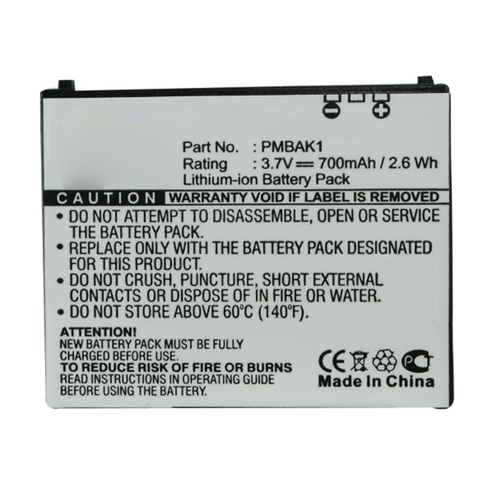 Synergy Digital Cell Phone Battery, Compatible with PMBAK1 Cell Phone Battery (3.7V, Li-ion, 700mAh)