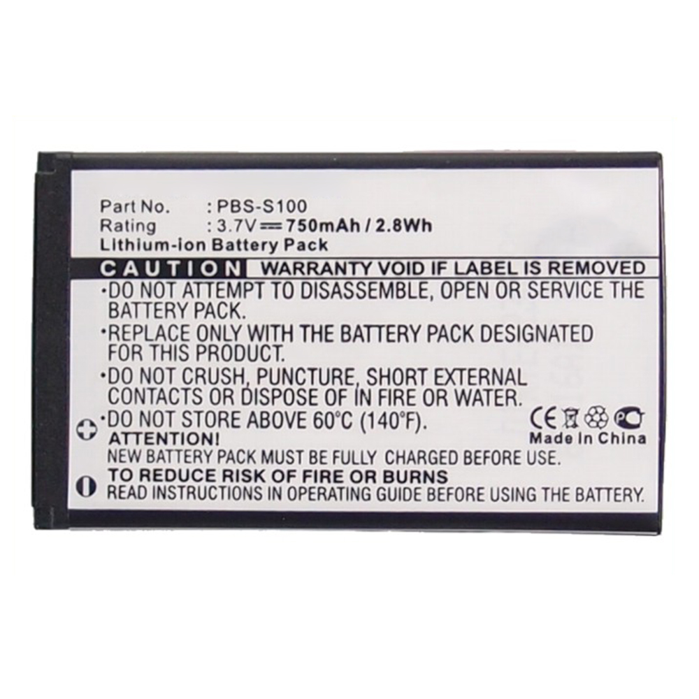 Synergy Digital Cell Phone Battery, Compatible with PBS-S100 Cell Phone Battery (3.7V, Li-ion, 750mAh)