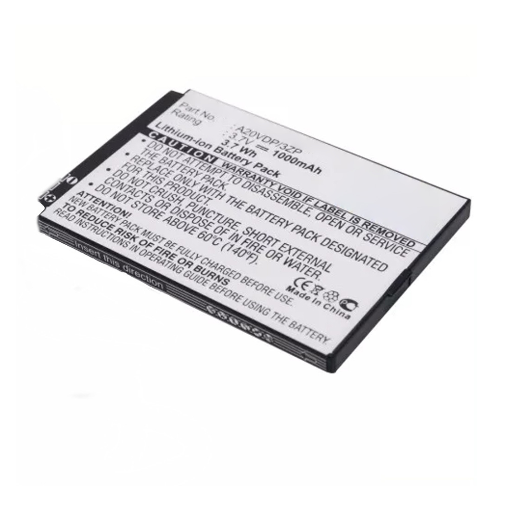 Synergy Digital Cell Phone Battery, Compatible with A20VDP/3ZP Cell Phone Battery (3.7V, Li-ion, 1000mAh)