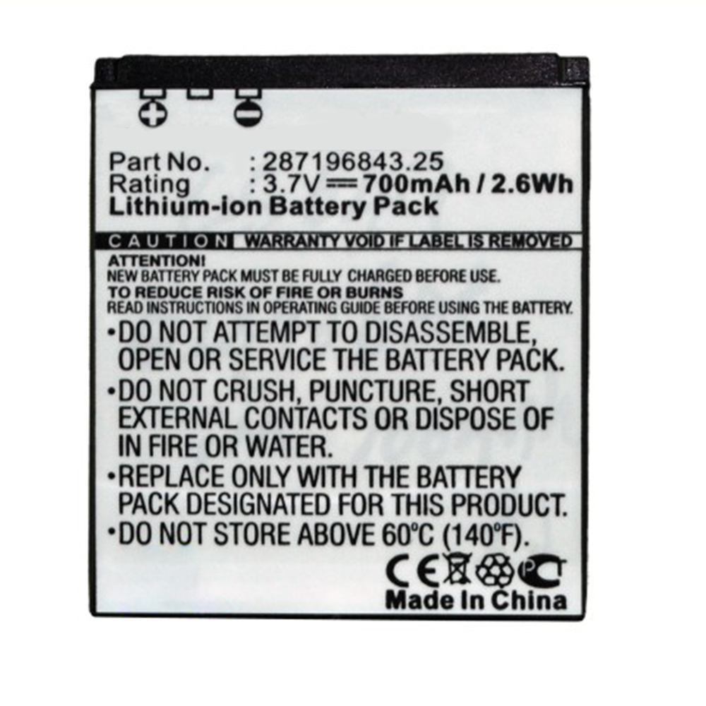 Synergy Digital Cell Phone Battery, Compatible with 287196831 Cell Phone Battery (3.7V, Li-ion, 700mAh)