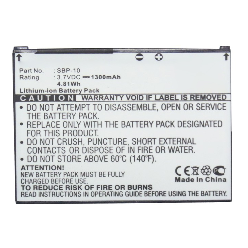 Synergy Digital Cell Phone Battery, Compatible with Asus SBP-10 Cell Phone Battery (Li-ion, 3.7V, 1300mAh)