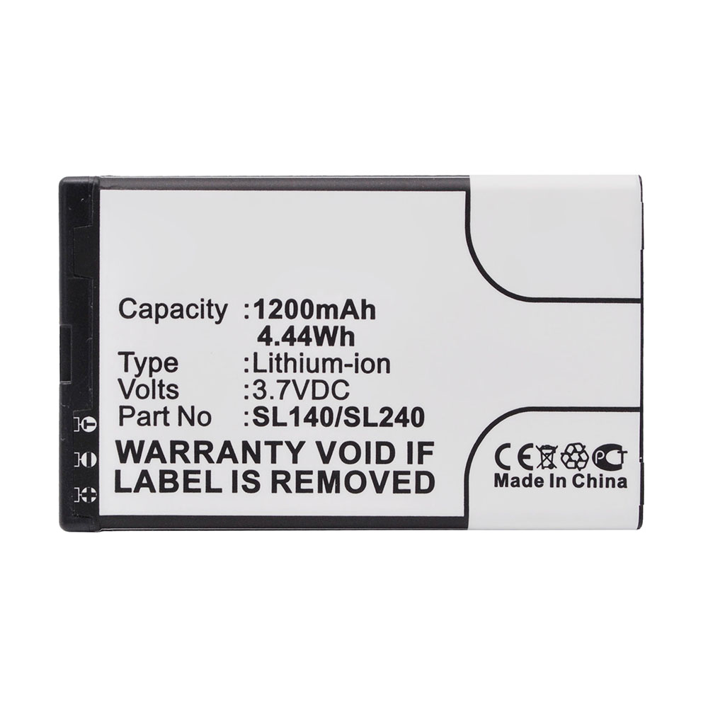 Synergy Digital Cell Phone Battery, Compatible with Bea-fon SL140/SL240 Cell Phone Battery (Li-ion, 3.7V, 1200mAh)