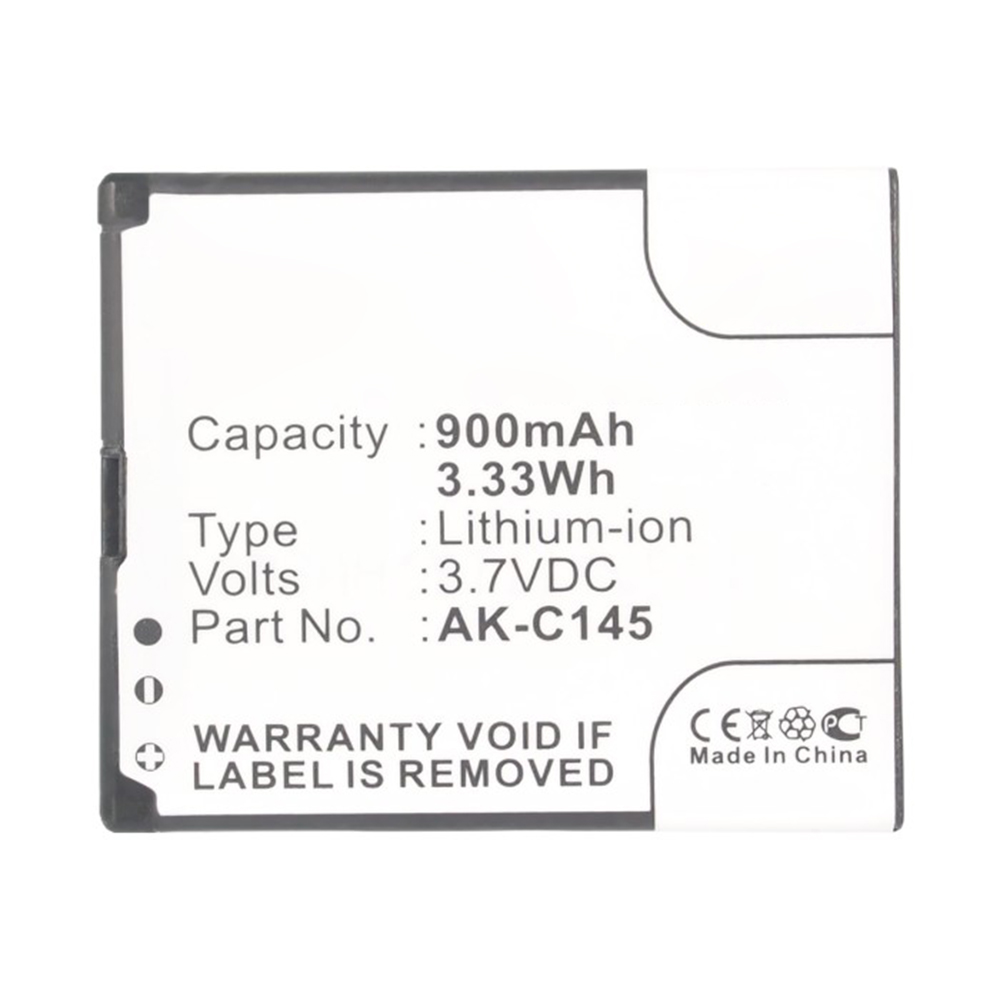 Synergy Digital Cell Phone Battery, Compatible with Emporia AK-C145 Cell Phone Battery (Li-ion, 3.7V, 900mAh)