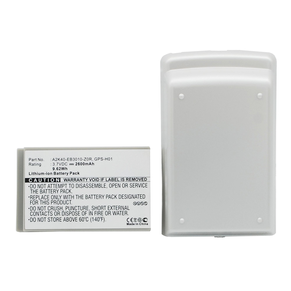 Synergy Digital Cell Phone Battery, Compatible with Gigabyte GPS-H01 Cell Phone Battery (Li-ion, 3.7V, 2600mAh)