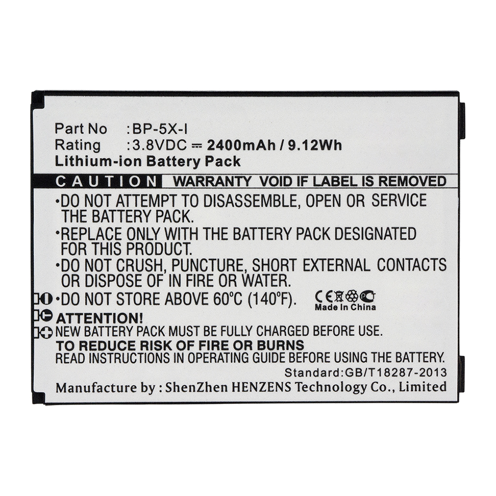 Synergy Digital Cell Phone Battery, Compatible with Highscreen BP-5X-I Cell Phone Battery (Li-ion, 3.8V, 2400mAh)