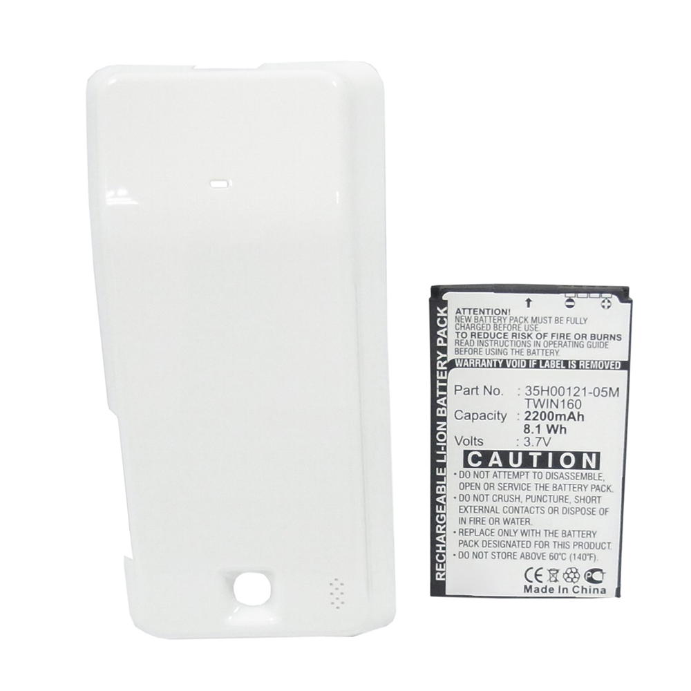 Synergy Digital Cell Phone Battery, Compatible with HTC 35H00121-05M Cell Phone Battery (Li-ion, 3.7V, 2200mAh)