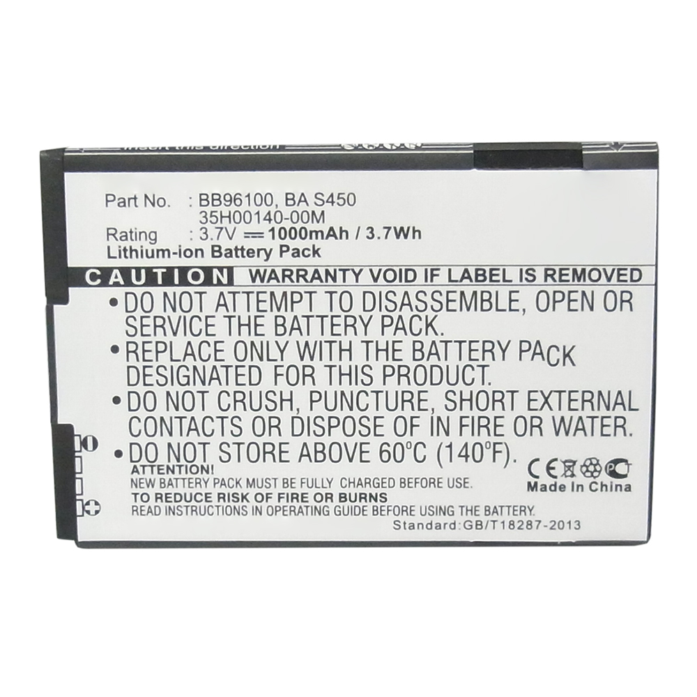 Synergy Digital Cell Phone Battery, Compatible with HTC 35H00140-00M Cell Phone Battery (Li-ion, 3.7V, 1000mAh)