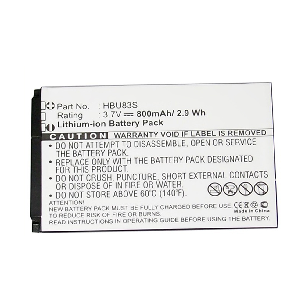Synergy Digital Cell Phone Battery, Compatible with Huawei HBC80S Cell Phone Battery (Li-ion, 3.7V, 800mAh)