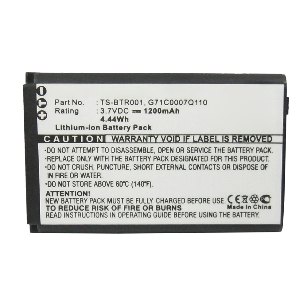 Synergy Digital Cell Phone Battery, Compatible with Toshiba TS-BTR001 Cell Phone Battery (Li-ion, 3.7V, 1200mAh)