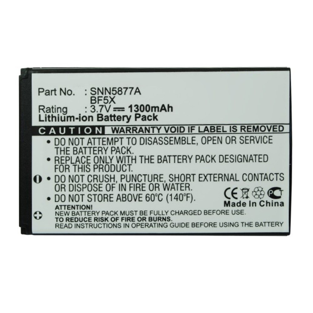 Synergy Digital Cell Phone Battery, Compatible with Motorola BF5X Cell Phone Battery (Li-ion, 3.7V, 1300mAh)